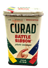 Vintage curad tin for sale  Tyler