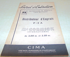 Ancien livret entretien d'occasion  Pont-d'Ain