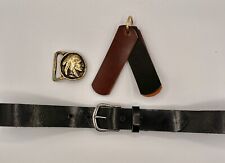 Cinto de couro Buffalo masculino estilo antigo, banco feito por couro Bonfe comprar usado  Enviando para Brazil