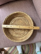 Cesta de hierba vintage) como hierba dulce) bien hecha a mano 10,5 días segunda mano  Embacar hacia Mexico