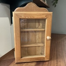 Wooden display cabinet for sale  BURY ST. EDMUNDS