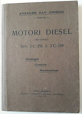 Manuale ansaldo motori usato  Saronno
