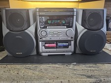 Sistema de áudio digital Aiwa CX-NMA545 TBass 3 CD estéreo alto-falantes cassete duplo FM, usado comprar usado  Enviando para Brazil