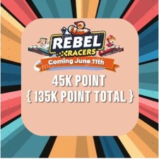 REBEL RACERS MONOPOLY_GO 45K POINT-135 PUIN OGÓŁEM (BEZ GWARANCJI 1. MIEJSCA) na sprzedaż  Wysyłka do Poland