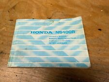 Honda 400 betriebsanleitung gebraucht kaufen  Offenbach am Main