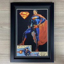 Superman framed art. for sale  UK