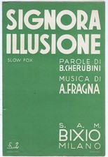 Spartito signora illusione usato  Settimo Torinese