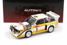 1:18 AUTOart Audi Sport Quattro S1 Rally San Remo 1985 Zwycięzca Röhrl/Geistdörfer na sprzedaż  Wysyłka do Poland