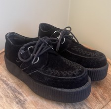 TUK VIVA MONDO CREEPER SOLA DUPLA CAMURÇA PRETA V7757 Feminino 8, usado comprar usado  Enviando para Brazil