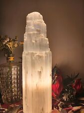 Selenite crystal lamp for sale  Shipping to Ireland