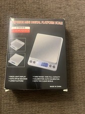 Superior Mini plataforma digital escala I-2000 desligamento automático com 1 bateria tigela transparente comprar usado  Enviando para Brazil