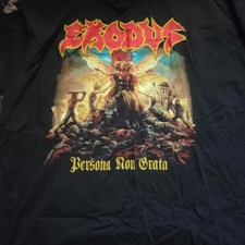 Camisa Exodus Persona Non Grata rock music tour manga curta cor preta KV33699 comprar usado  Enviando para Brazil