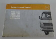 Instrucciones servicio mercede d'occasion  Expédié en Belgium