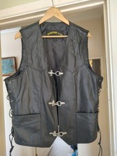 Leather waist coat for sale  EXMOUTH