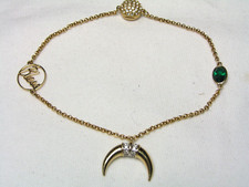 SWAROVSKI Coleção Remix Tom Dourado, Cristal Esmeralda, Bless, Pulseira Berloque Chifre comprar usado  Enviando para Brazil