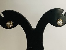 Gold studs bezel for sale  ROMFORD