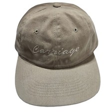 Boné de beisebol carruagem marrom claro bronzeado ajustável Strapback vintage comprar usado  Enviando para Brazil