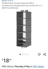 Black ikea skubb for sale  TONBRIDGE