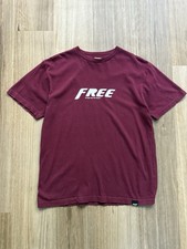 Usado, Camiseta pequena vintage anos 90 Reef Free To Look But Not Touch Surf Wear feita nos EUA comprar usado  Enviando para Brazil