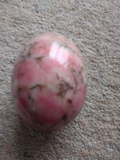 Pink rhodochrosite egg for sale  WITNEY
