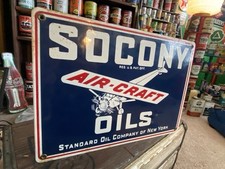 Vintage porcelain socony for sale  Plainfield
