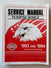 SERVICE MANUAL~FX/Softail Models~HARLEY-DAVIDSON~1993/1994~Official Factory~ comprar usado  Enviando para Brazil