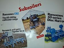 Ransomes cultivator 80s for sale  LICHFIELD