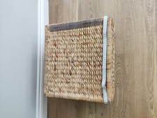 Wicker storage box for sale  CHEADLE