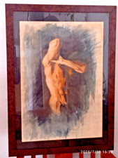 Männerakt aquarell signiert gebraucht kaufen  Gießen
