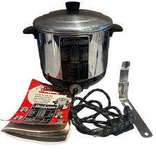 Sunbeam VNTG 1950s Fogão e Fritadeira #CF Tampa Cesta Livreto FUNCIONANDO ENVIO RÁPIDO comprar usado  Enviando para Brazil