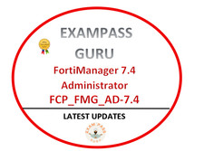 FCP_FMG_AD-7.4 FortiManager 7.4 Administrator! 61 QA! SEPTEMBER UPDATES! comprar usado  Enviando para Brazil