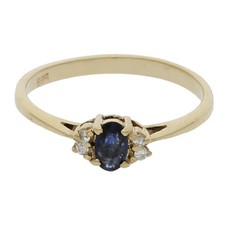 Farbsteinring diamant 585 gebraucht kaufen  Saarbrücken