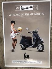 Piaggio dealer poster for sale  HULL