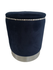 Modern blue velvet for sale  WELWYN GARDEN CITY