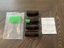 4 Capacitores Vintage Sprague Black Beauty Tone .5uf 600v tampa de amplificador de tubo comprar usado  Enviando para Brazil