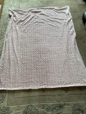 Fluffy shaggy blanket for sale  POOLE
