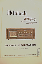 Mcintosh mpi maximum for sale  Brookfield