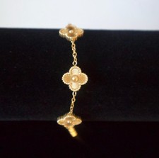 Gold plated clover for sale  HALIFAX