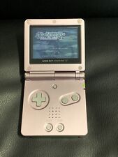 Sistema portátil Nintendo Gameboy Advance GBA SP rosa pérola modelo AGS-001 testado comprar usado  Enviando para Brazil