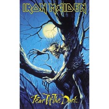 Usado, Pôster têxtil logotipo banda bandeira oficial IRON MAIDEN Fear Of The Dark comprar usado  Enviando para Brazil