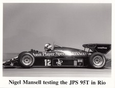 Nigel mansell testing for sale  CHELTENHAM