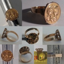 Bague chevalière ancienne d'occasion  Lodève