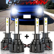 Kit combo de lâmpadas de feixe alto e baixo para faróis de LED Honda Prelude 1997-2001 4x H1 comprar usado  Enviando para Brazil