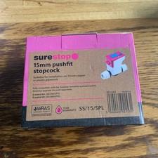 Surestop 15mm copper for sale  HIGH PEAK