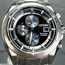 Relógio de pulso masculino Citizen Eco-Drive titânio B612-S094755, usado comprar usado  Enviando para Brazil