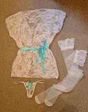 Ladies white lace for sale  HERTFORD
