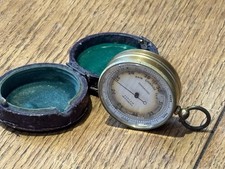 Antique pocket barometer for sale  SAWBRIDGEWORTH