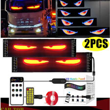 2x Lkw Devil's Eye Lampe LED-Bildschirm Auto-Augenlicht Lkw dynamisches Licht, usado comprar usado  Enviando para Brazil