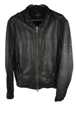 Allsaints black leather for sale  SITTINGBOURNE