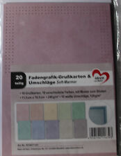 Fadengrafik grußkarten soft gebraucht kaufen  Kraam